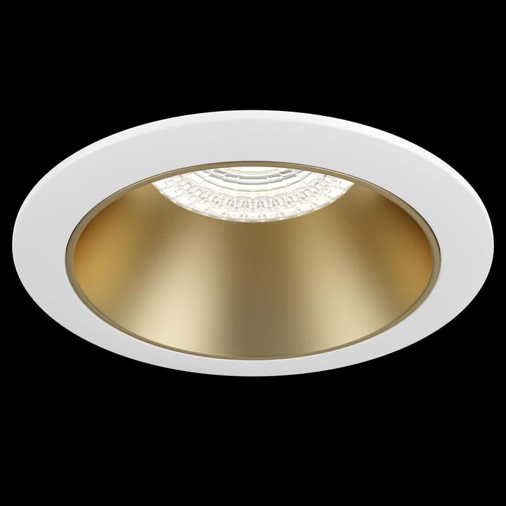 Actual product image Maytoni Share Downlight, Recessed Luminaire GU10 Gold-White Ø86mm (GU10)
