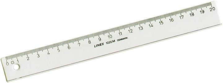 Produktbild Linex Lineal mit Tuschekante (200 mm)
