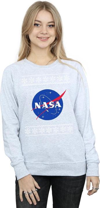 Actual product image Nasa Womens/Ladies Classic Fair Isle Sweatshirt (XXL)