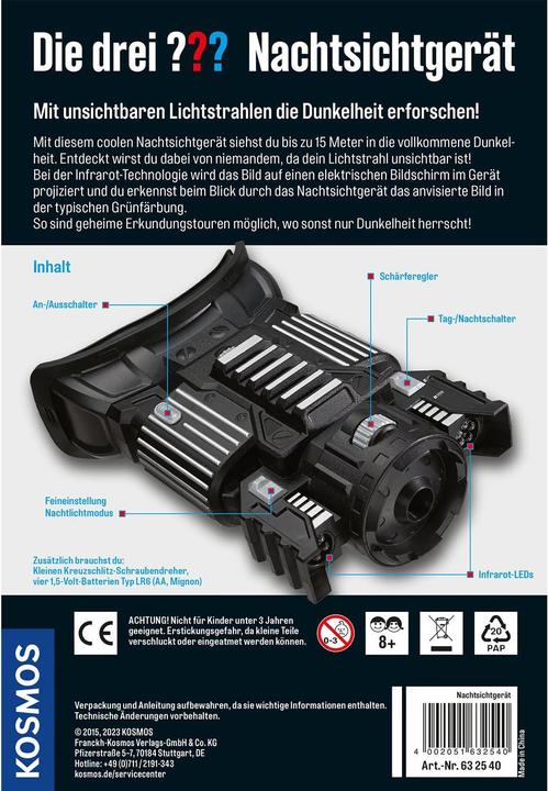 Actual product image Kosmos The Three??? - Night Vision Device