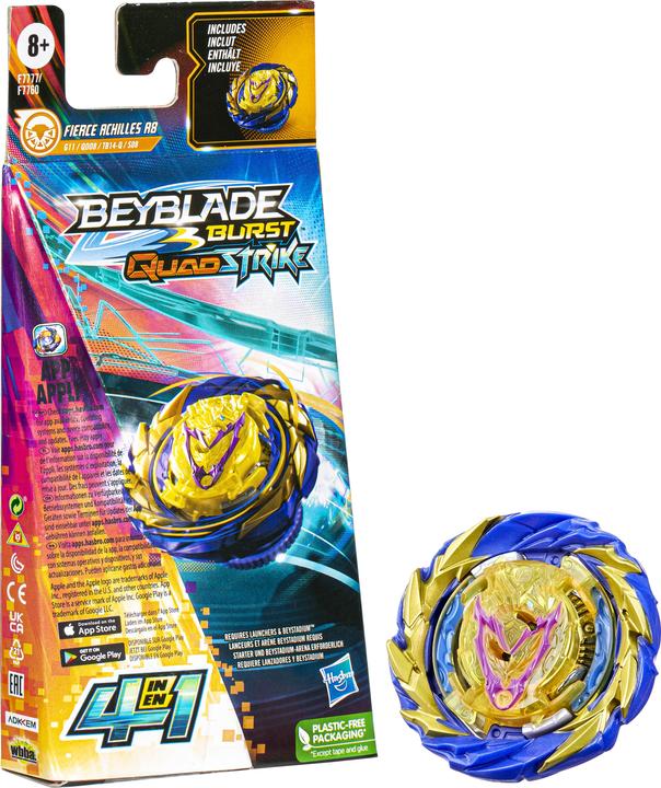 Actual product image Hasbro Beyblade QS Single Pack ass. (German, French, Italian, English)