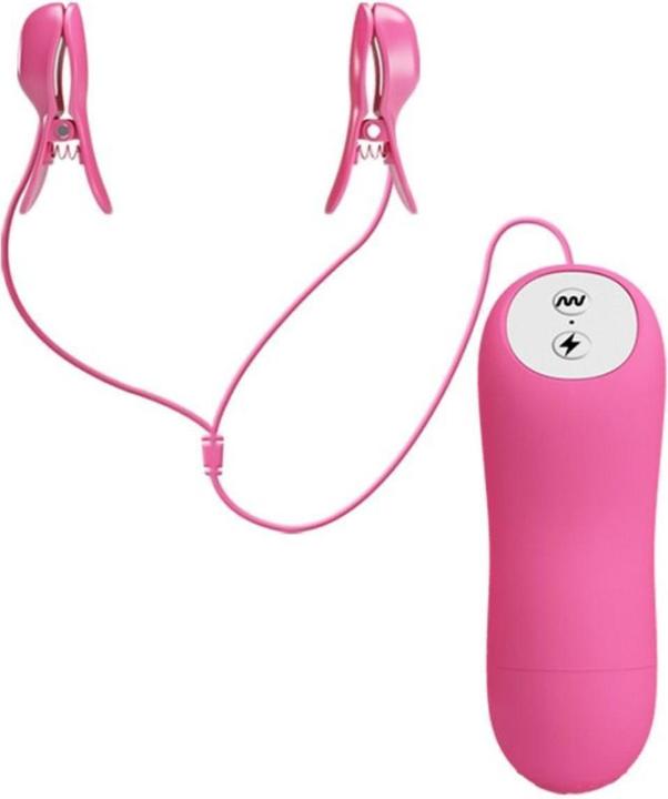 Image du produit Baile Pince à tétons électrosexuelle avec vibration