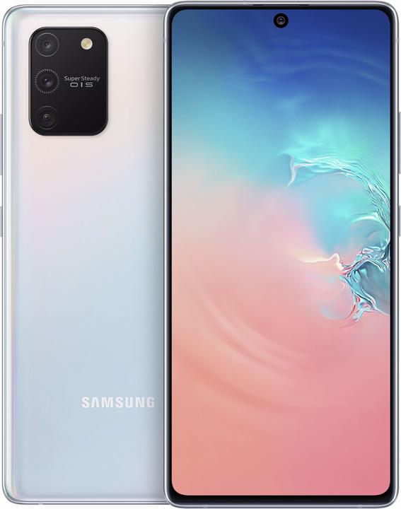Samsung Galaxy S10 Lite UE (128 Go, Prism White, 6.70", Double SIM, 48 Mpx, 4G)