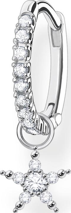 Produktbild Thomas Sabo Einzel Creole mit Stern Anhänger Silber (925er Silber)