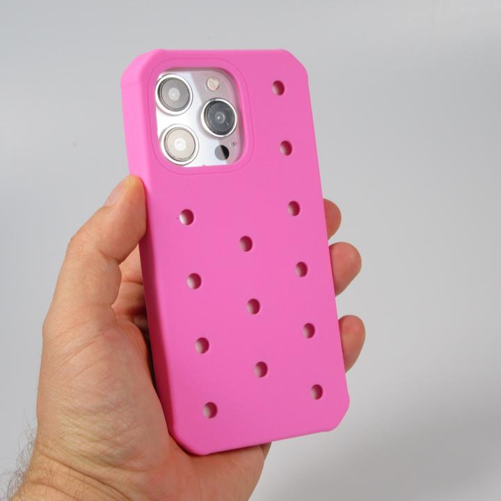 Actual product image PhoneLook Cover Thick silicone cover with holes for stick-on stickers (Apple iPhone 14 Pro)