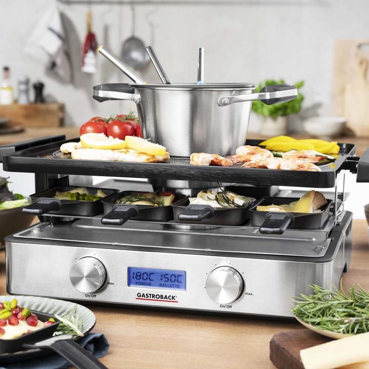 Actual product image Gastroback Raclette Fondue Advanced Plus
