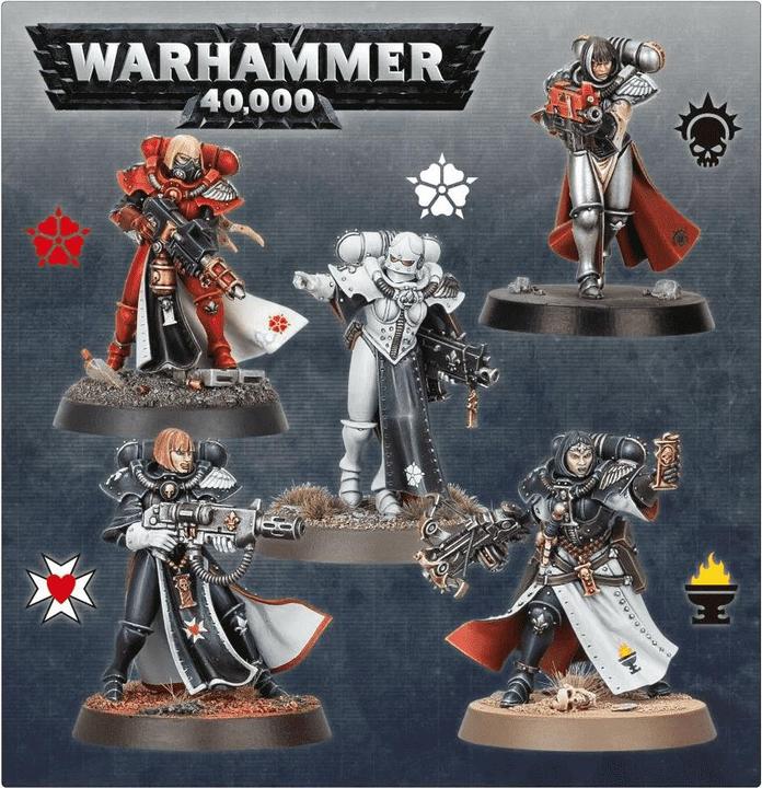 Produktbild Games Workshop Warhammer 40k - Adepta Sororitas Battle Sisters Squad (Kunststoff)
