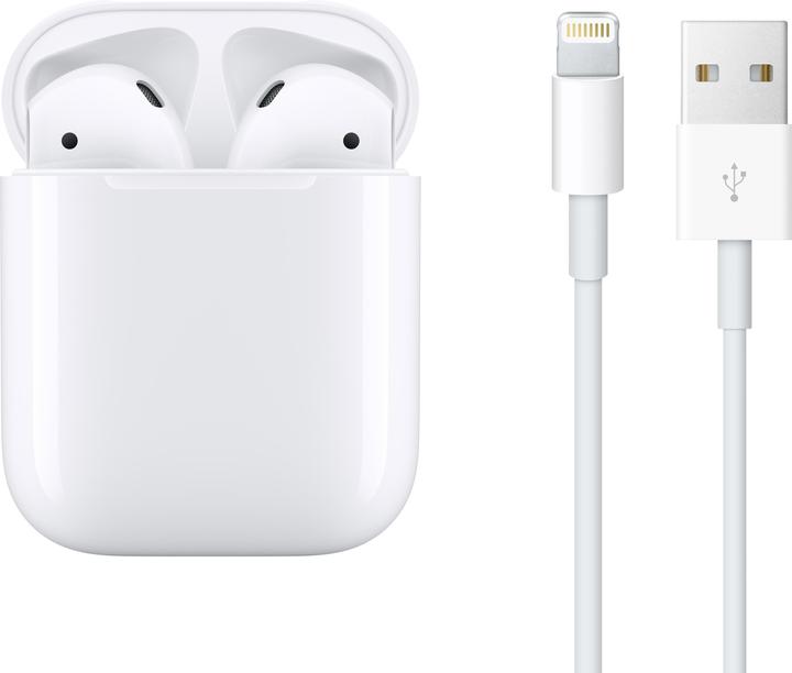 Produktbild Apple AirPods (2nd Gen.) (keine Geräuschunterdrückung, 5 h, Kabellos)