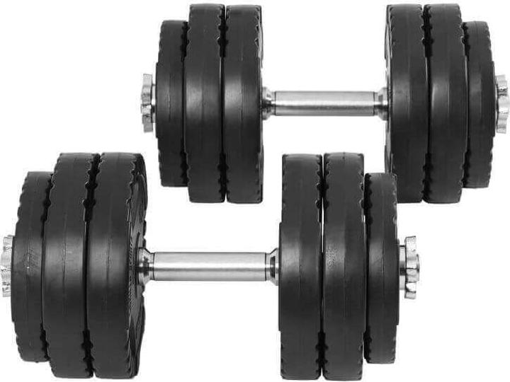 Produktbild Gorilla Sports Hantelset (8 x 2.5 kg, 4 x 1.25 kg)