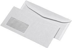 Actual product image Mailmedia Envelopes C6-5 wet-adhesive, with window (C6/5, 1000 x)
