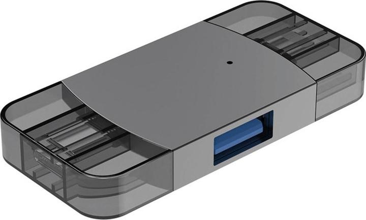 Produktbild PowerGuard 2-in-1 OTG USB-C Lightning to Dual USB 3.0 Adapter (USB Typ C, Lightning)