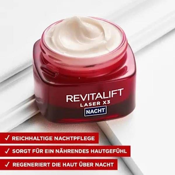 Produktbild L'Oréal Paris L'Oréal, Revitift Laser x3 CIA, Nachtcreme, 50 ml (50 ml)