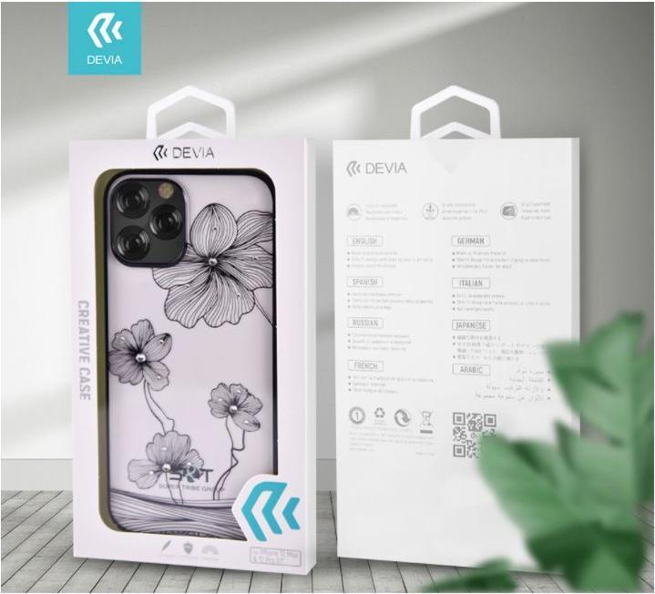 Produktbild Devia Crystal Flora case iPhone 12 mini rose gold (Apple iPhone 12 mini)