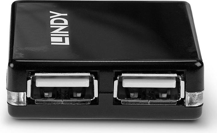 Image du produit Lindy USB 2.0 Mini Hub (USB-A, 2 Ports)
