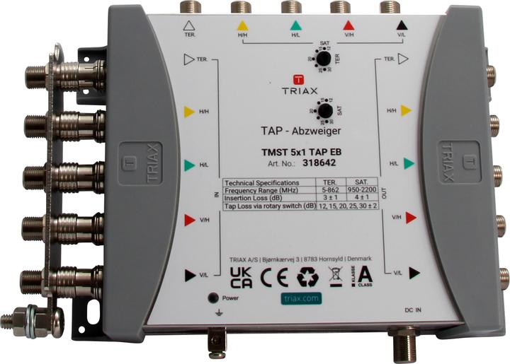 Actual product image Triax TMST 5x1 TAP (Manifolds and Branchers)