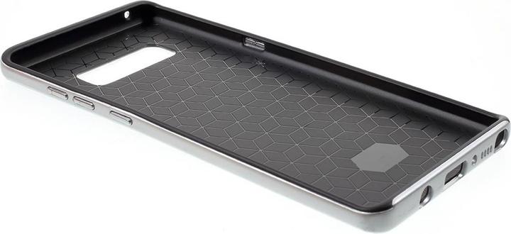 Produktbild König Design Handyhülle für Samsung Galaxy S6 Edge Schutzcase Backcover Bumper Etuis Silber (Samsung Galaxy S6 Edge)