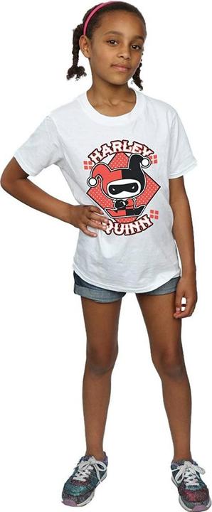 Immagine prodotto Harley Quinn Maglietta Chibi in cotone da ragazza (116)