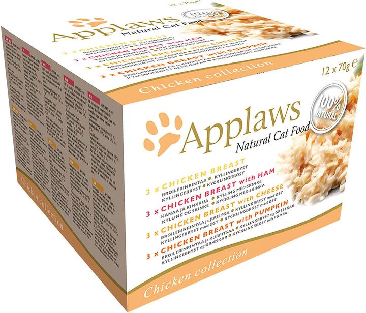 Applaws Chicken Multipack (Adult, 12 Stk., 840 g)