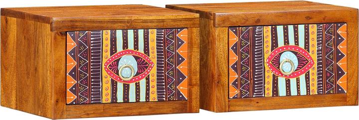 Immagine prodotto VidaXL Comodini 2 pezzi 35x30x22 cm in legno massiccio di acacia