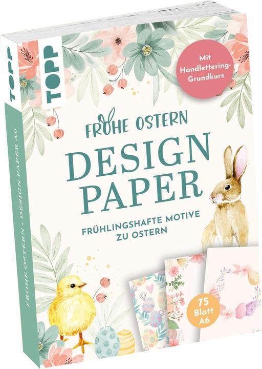 Immagine prodotto Topp Blocco carta Handlettering Design "Happy Easter", A6 (75 pz.)