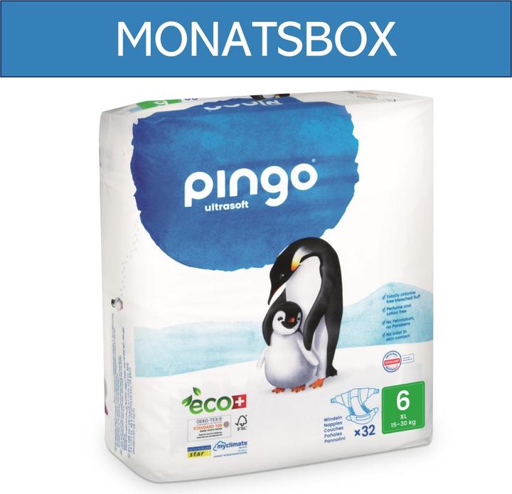 Immagine prodotto Pingo Pannolini ecologici (Dimensione 6, Pacco mensile, 192 Pezzo/i)