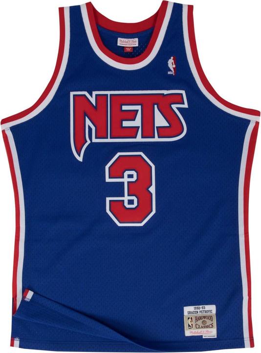 Actual product image Mitchell & Ness Swingman Jersey Brooklyn Nets 199293 Drazen Petrovic (L)