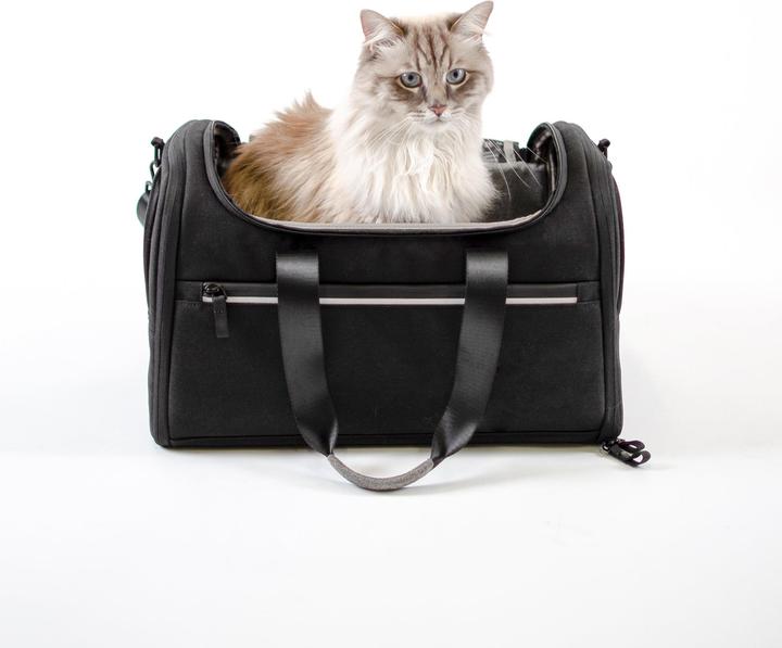 Actual product image LucyBalu CHECK-IN Katzentransporttasche (Cat, Reflectors, Machine washable)