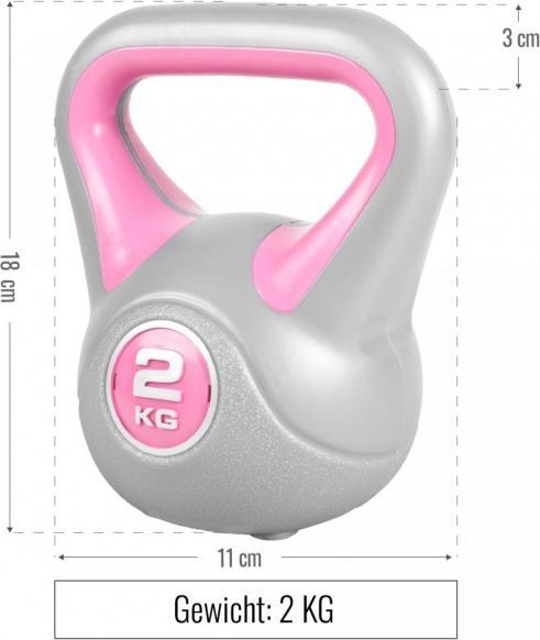 Produktbild Gorilla Sports Kettlebell Stylish (2 x 2 kg)