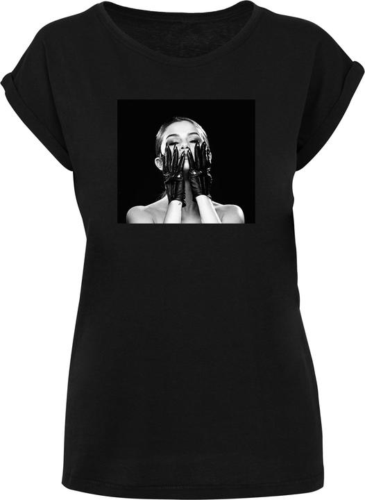 Merchcode Ladies Selena Gomez Black Gloves Tee - 114193