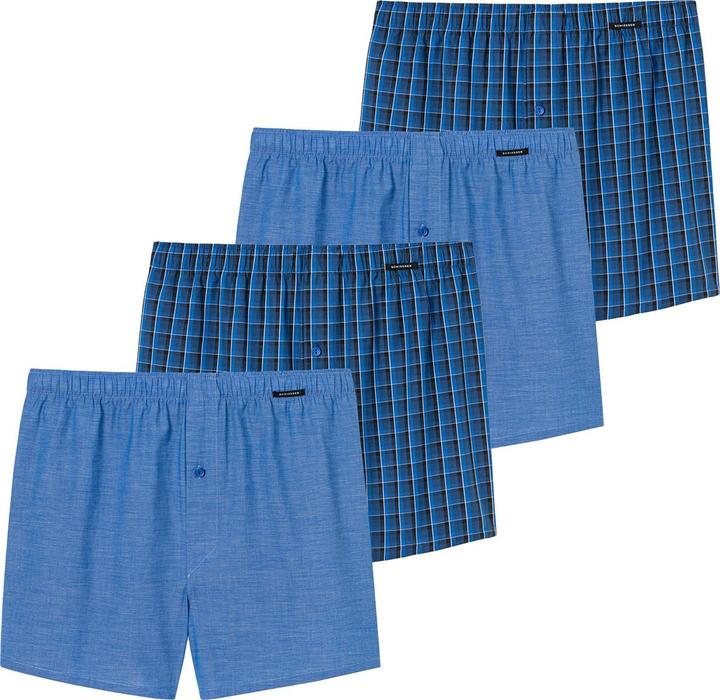 Produktbild Schiesser 4er Pack Web Boxershorts (3XL, 4er Pack)