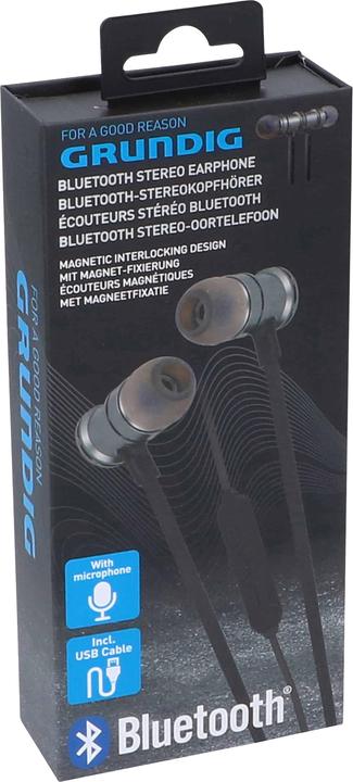 Immagine prodotto Grundig - Įstatomos į ausis (In-ausis tipo) ausinės Bluetooth (juoda) (ANC, Senza fili)