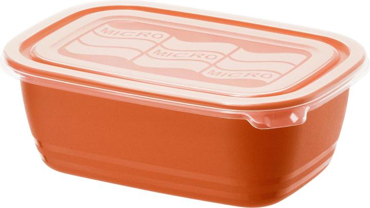 Actual product image Rotho Microwave can Eco Papaya (1 l)