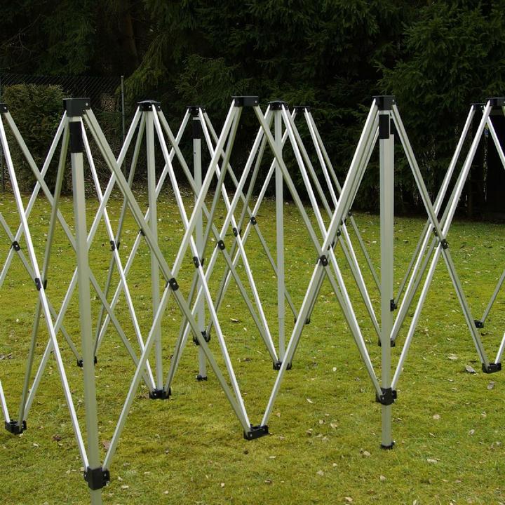 Actual product image VCM PROFI Faltpavillon Partyzelt 3x6 m burgund mit Seitenteilen wasserdichtes Dach (600 cm, 600 cm)