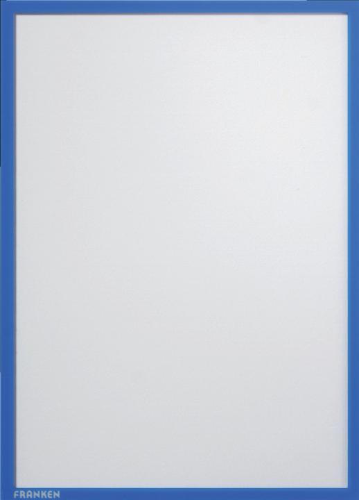 Actual product image Franken Transparent pocket FRAME IT X-tra!Line, DIN A4, blue self-adhesive, document holder, transparent (A4, 1 x)