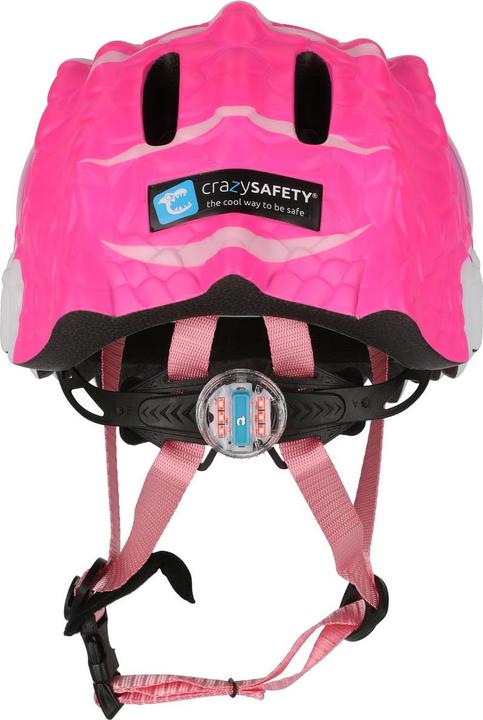 Produktbild Crazy Safety Dino Bicycle Helmet - Pink (100201-05-01) (49 - 55 cm)