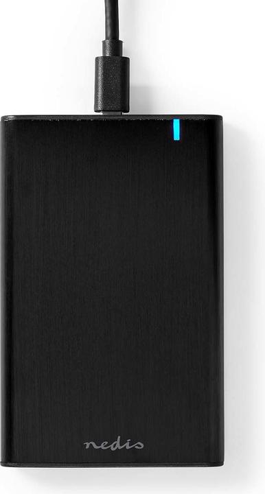 Immagine prodotto Nedis Custodia per disco rigido 2,5" | USB 3.2 Gen1 | USB Type-A / USB Type-C™ | Notebook / PC | Alluminio (2.5")