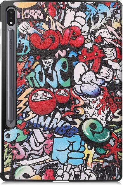 Produktbild MU Style Dreifach faltbare Hülle mit Muster (Galaxy Tab S7+)