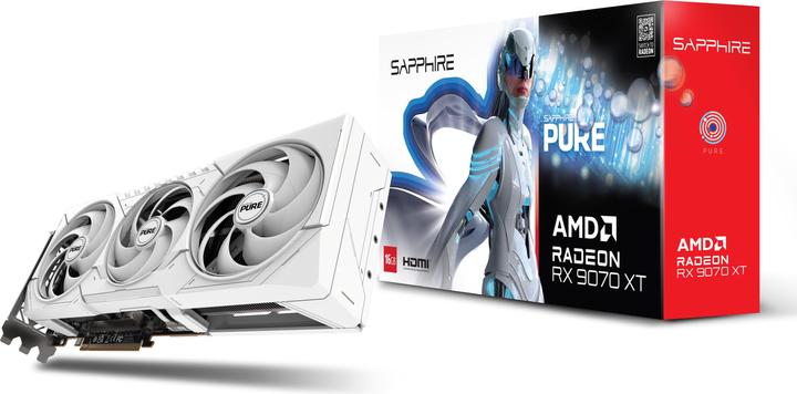 Produktbild Sapphire Pure Radeon RX 9070 XT Gaming OC (16 GB)