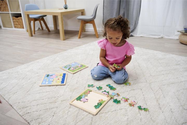 Actual product image Eichhorn Peppa Pig, inlay puzzle, 3 assorted. (20 pieces)