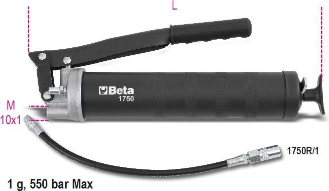 Immagine prodotto BETA 1750 Ingrassatore a leva, accessori da officina di alta qualità, leva manuale per ingrassatore