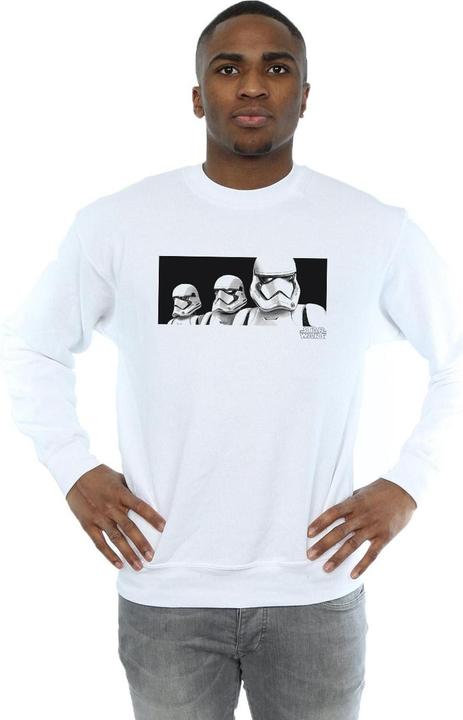 Actual product image Star Wars Mens The Rise Of Skywalker Troopers Band Sweatshirt (M)