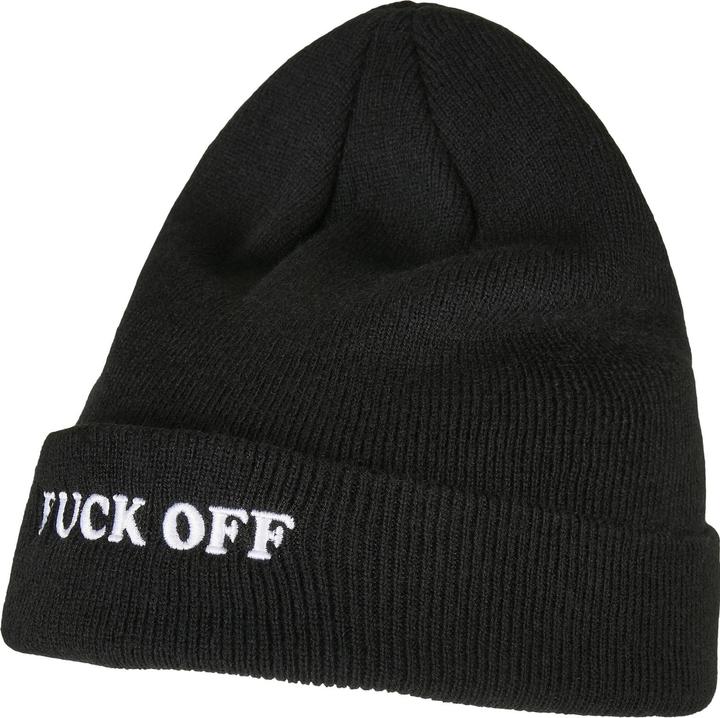 Actual product image Mister Tee Fuck Off Beanie - 15587 (One size)
