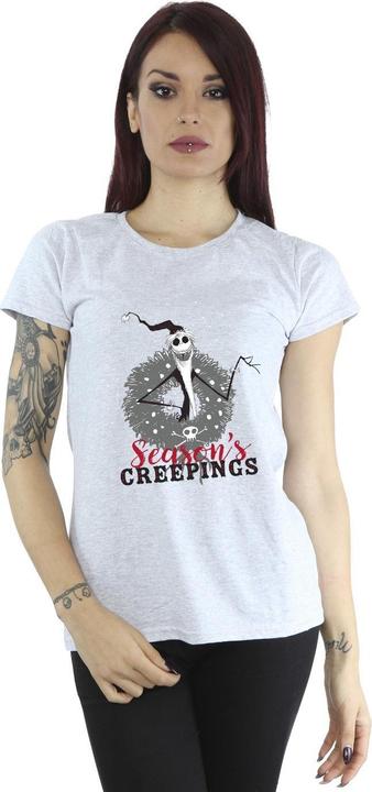 Image du produit Disney - T-shirt THE NIGHTMARE BEFORE CHRISTMAS SEASONS CREEPINGS WREATH - Femme (S)