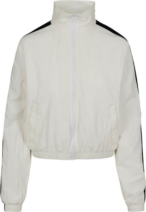 Urban Classics Ladies Short Striped Crinkle Track Jacket (XL)