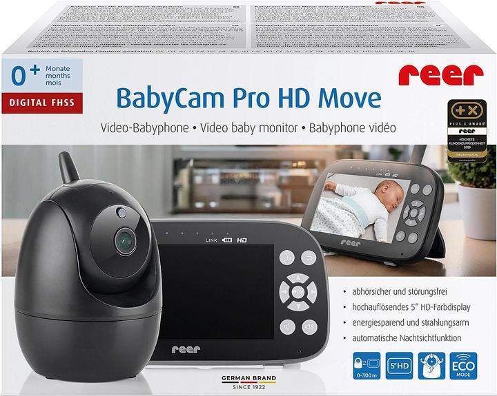 Produktbild Reer BabyCam Pro HD Move (Babyphone mit Kamera, 300 m)