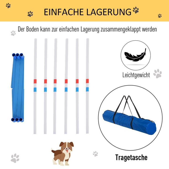 Produktbild PawHut Hundetrainigsset inkl. Tasche (Agility)
