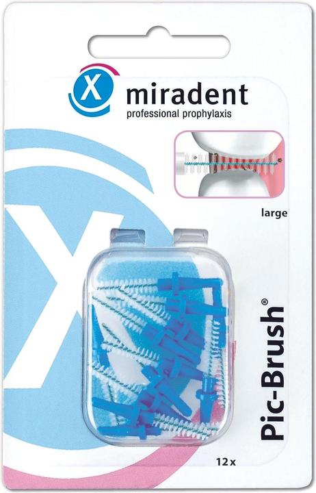 Produktbild Miradent Pic-Brush Refill Ersatzbürsten (12 x)