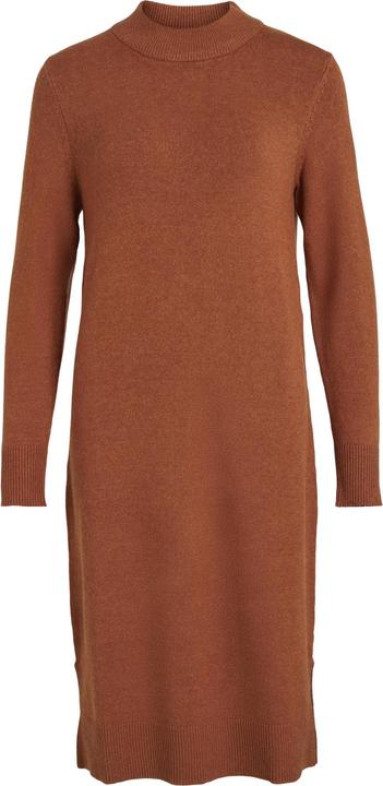 Vila Langärmeliges Rundhalsausschnitt Midikleid