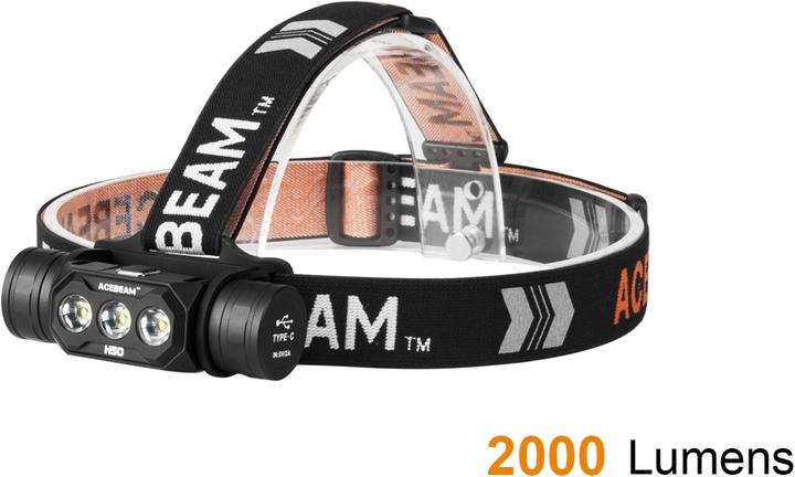 Produktbild AceBeam H50 Triple LED Stirnlampe (2000 lm)