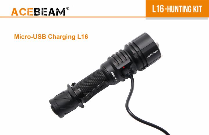 Produktbild AceBeam L16 Jagdset mit 2000 Lumen